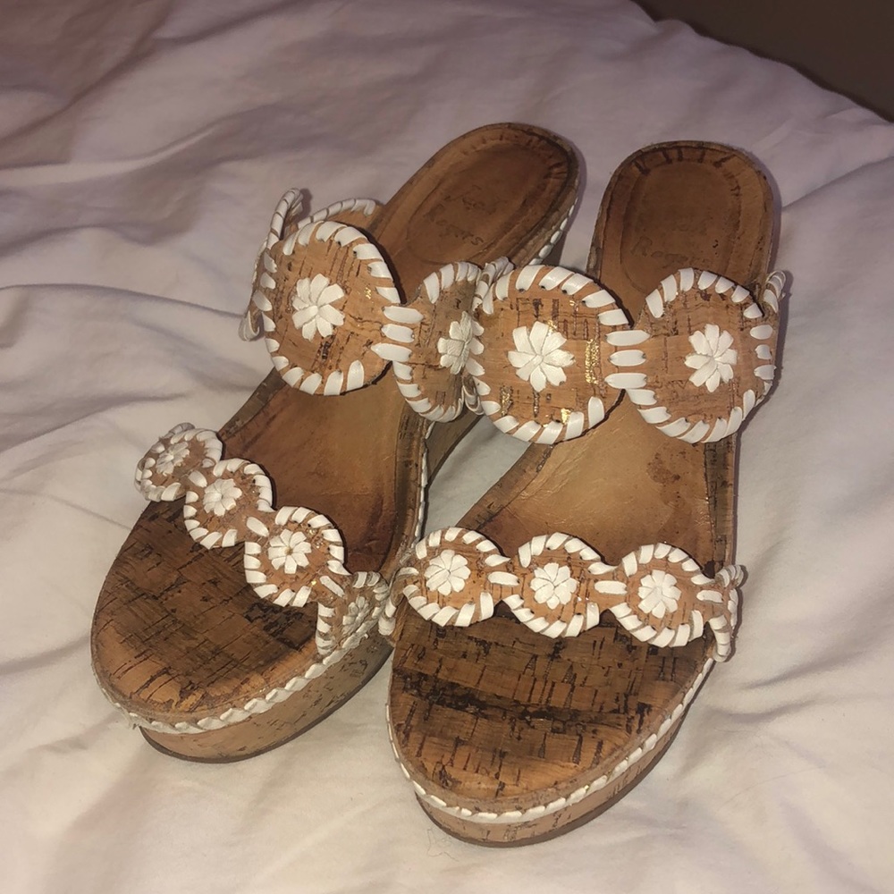 Jack Rogers Platform Wedges - Size 7